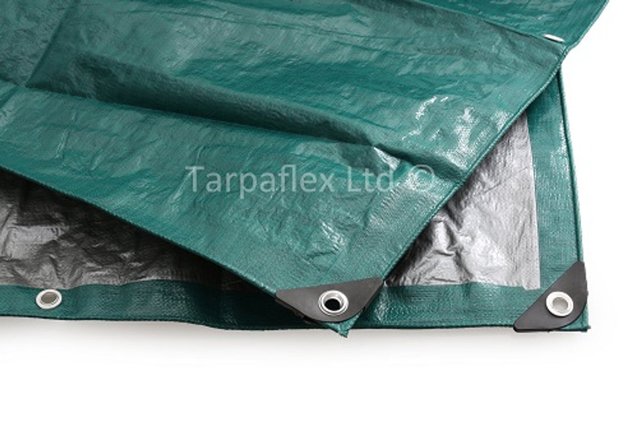 140gsm Green / Silver Tarpaulins