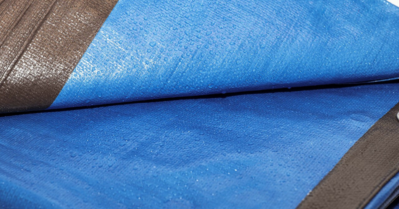 185gsm Brown/Blue Two Colors  Tarpaulins