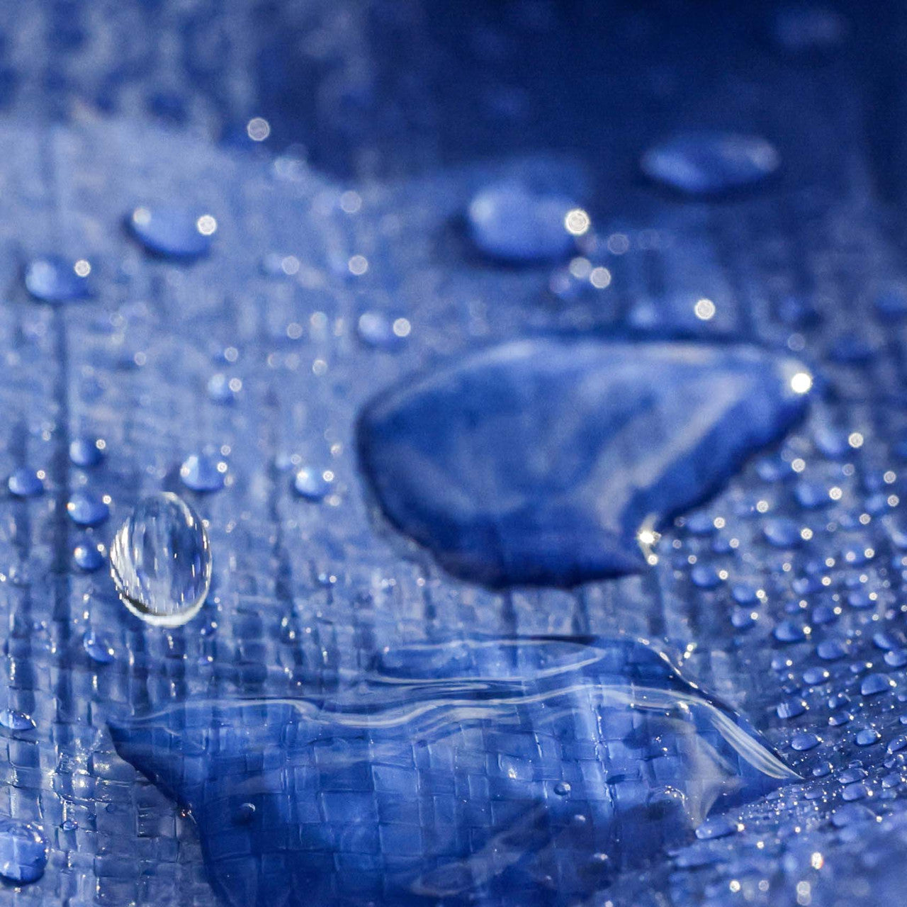 185gsm waterproof tarpaulin in brown/blue for sheltering and industrial protection.