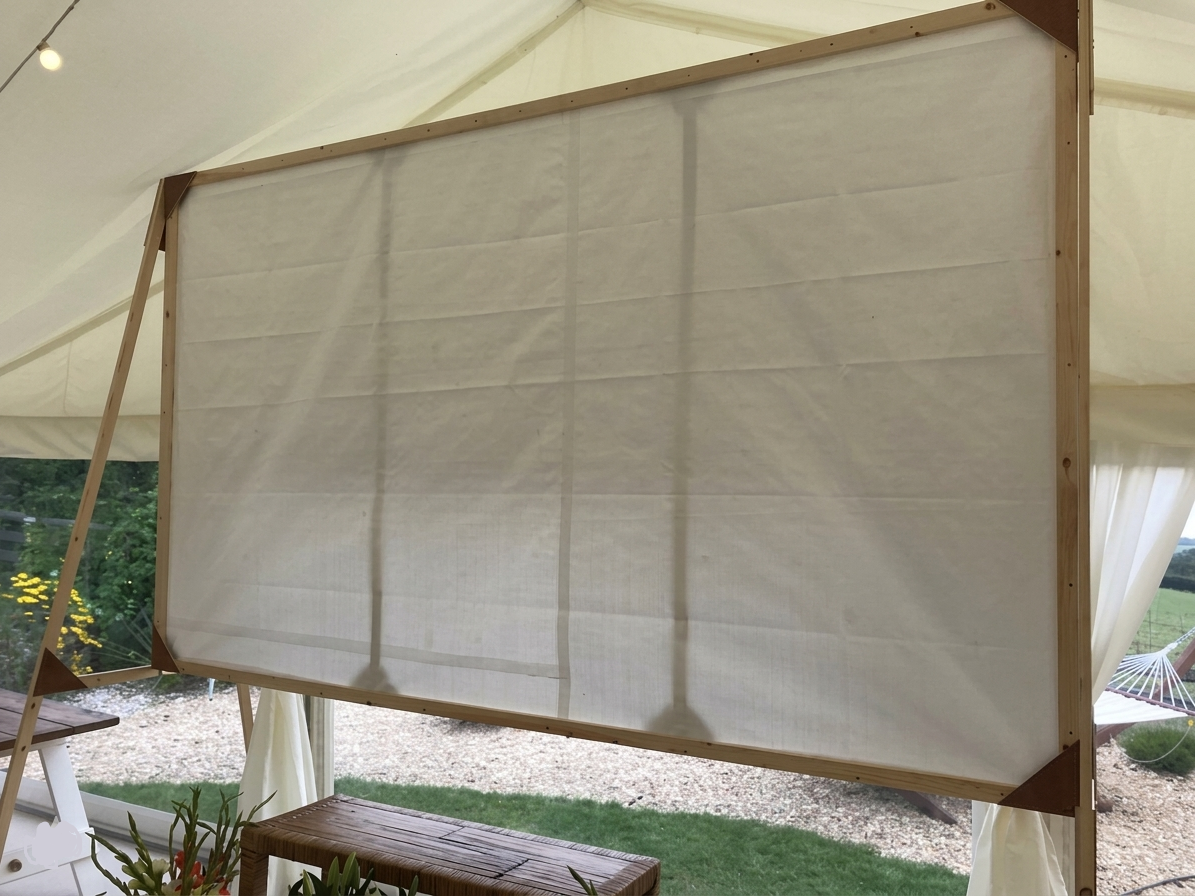 200gsm heavy tarpaulin in super white for long-lasting outdoor protection.