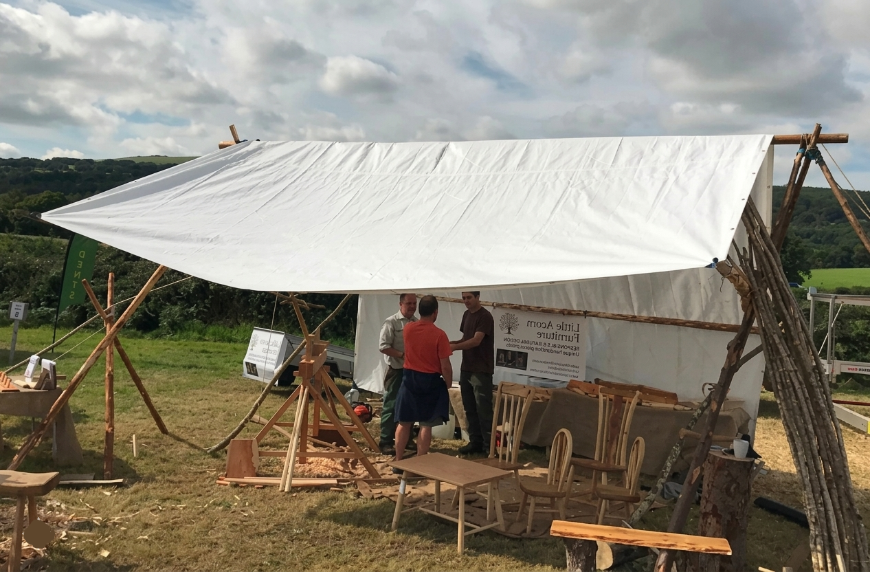 Super white 200gsm tarpaulin providing robust coverage for industrial or outdoor use.