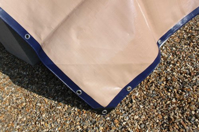 350gsm Extra Heavy Weight Blue/Beige Tarpaulins