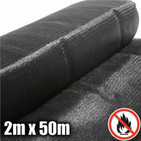 Black Fire Retardant Debris Netting Heavy-Duty & Reliable