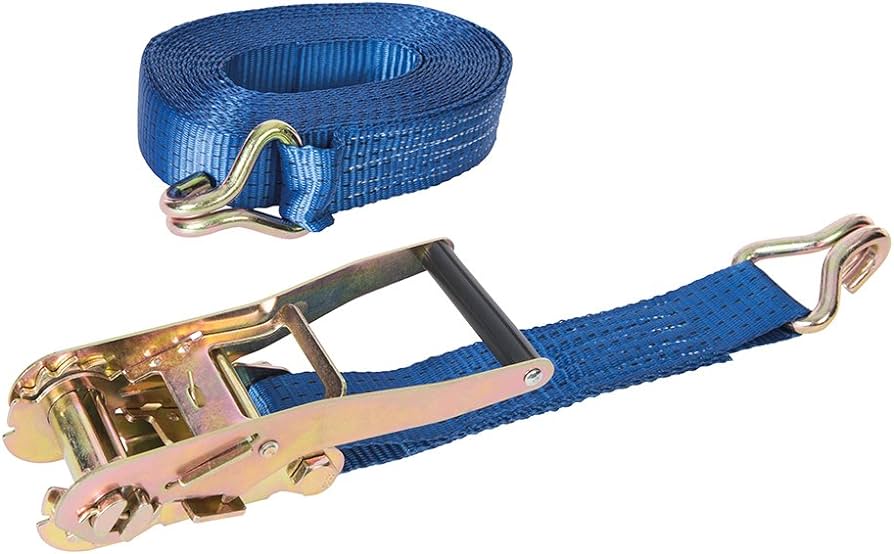 Heavy Duty Blue Ratchet with Claw Hook - Secure & Reliable