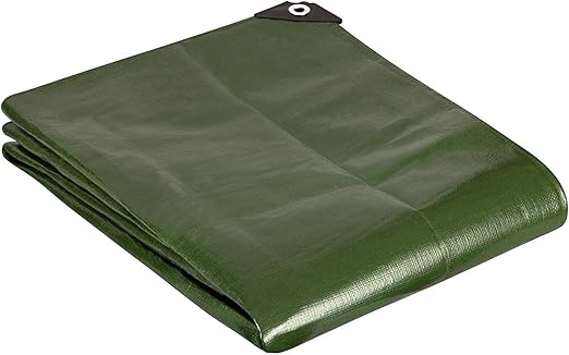 Premium 200gsm Heavy Duty Green Tarp Sheet Cover