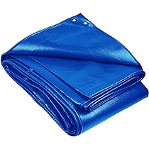 Durable 200gsm Waterproof Tarpaulin UV Protected Polyethylene