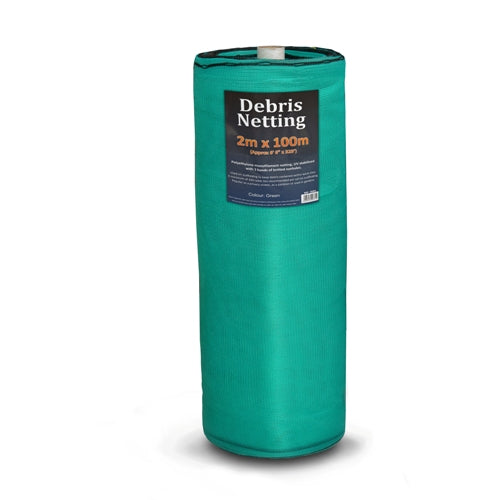 Green Fire Retardant Debris Netting  Tough & Heavy-Duty