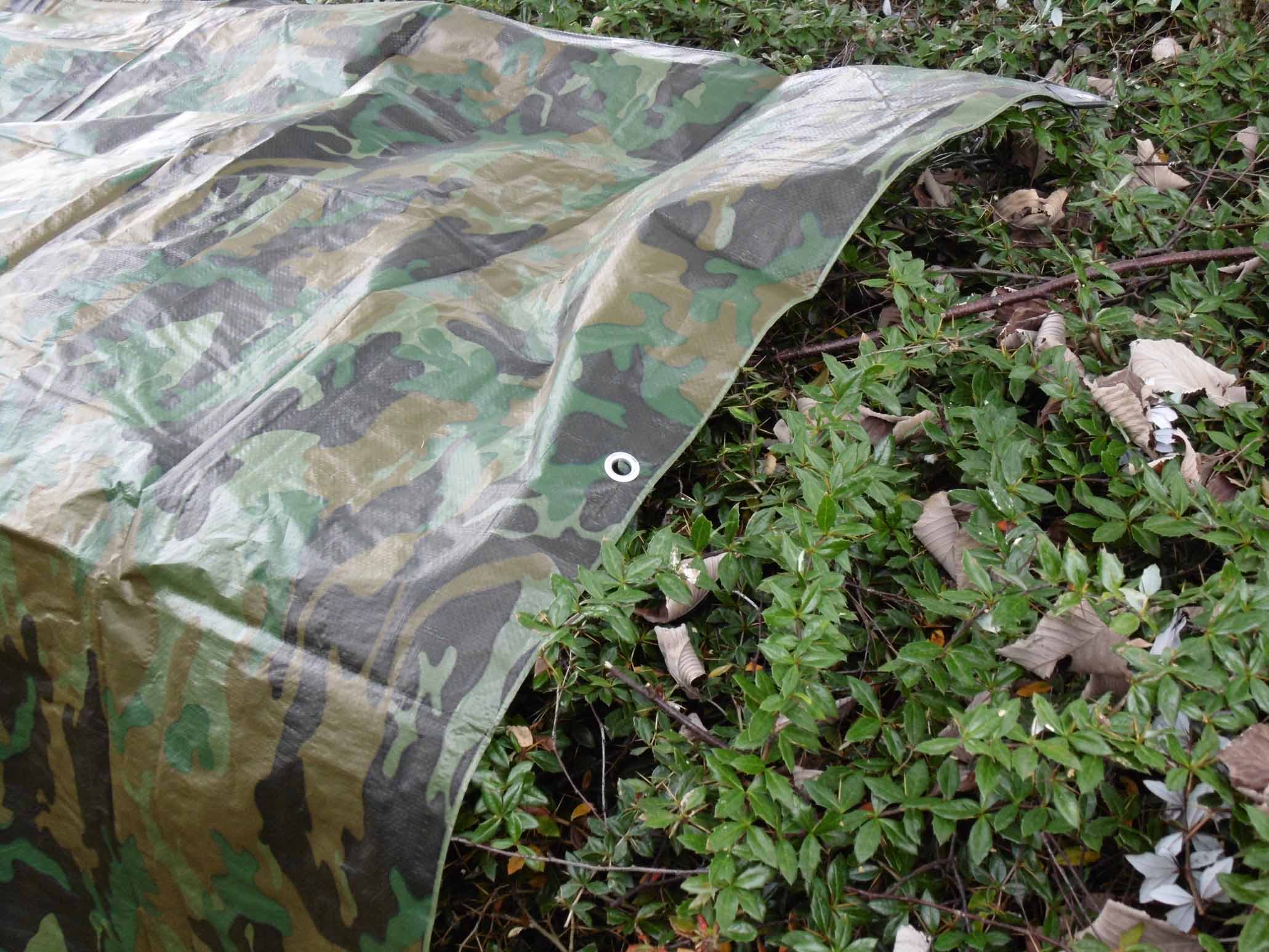 Camouflage Pattern Tarpaulin Durable 110 GSM Waterproof Cover