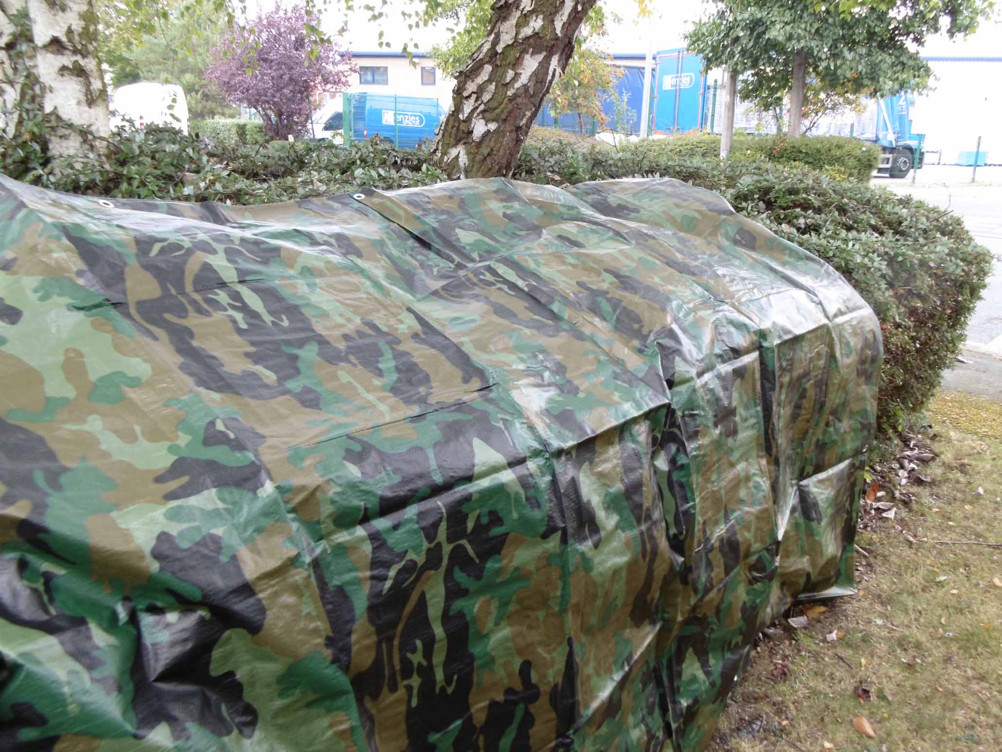 Camouflage Pattern Tarpaulin Durable 110 GSM Waterproof Cover