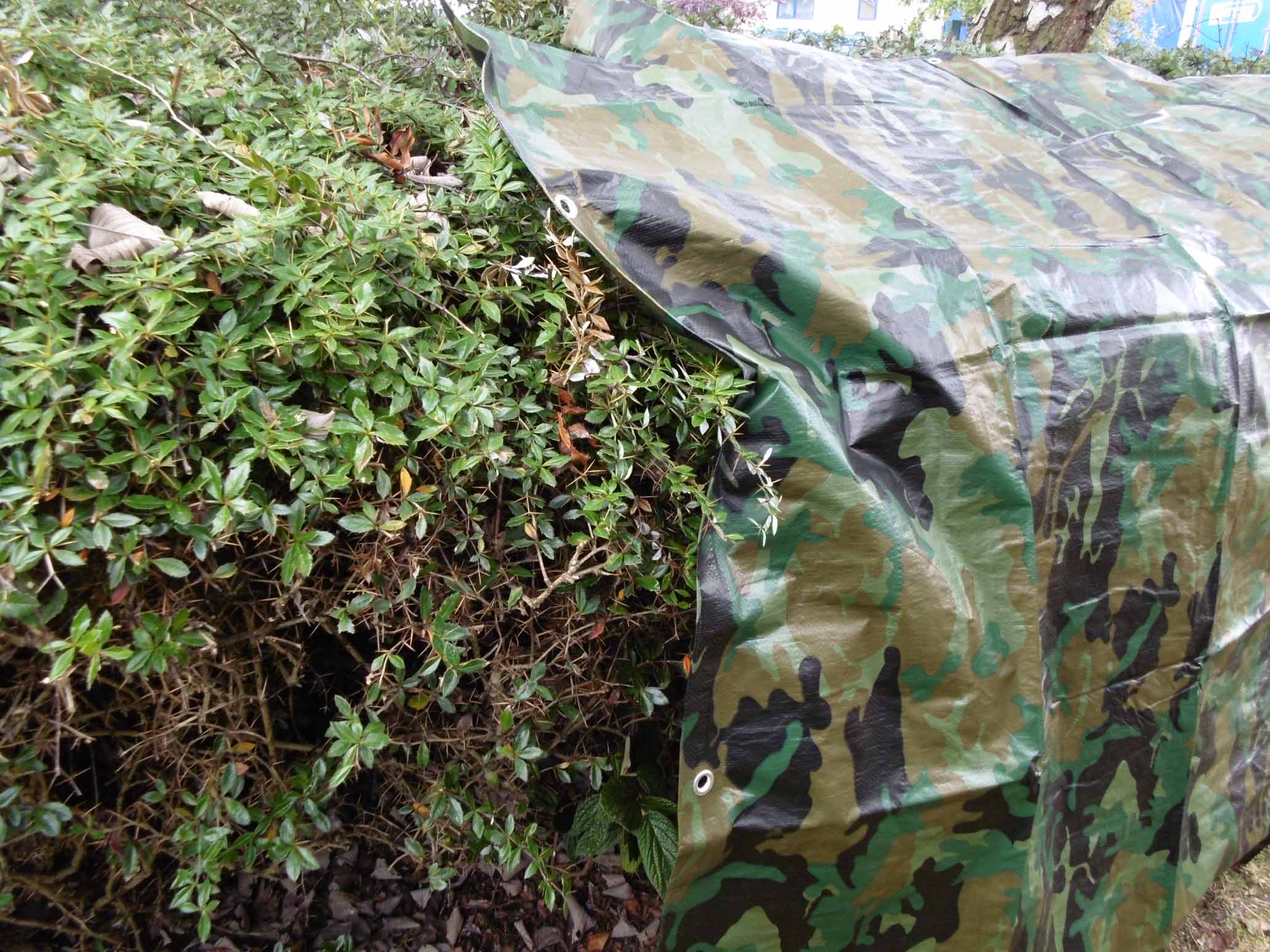 Camouflage Pattern Tarpaulin Durable 110 GSM Waterproof Cover