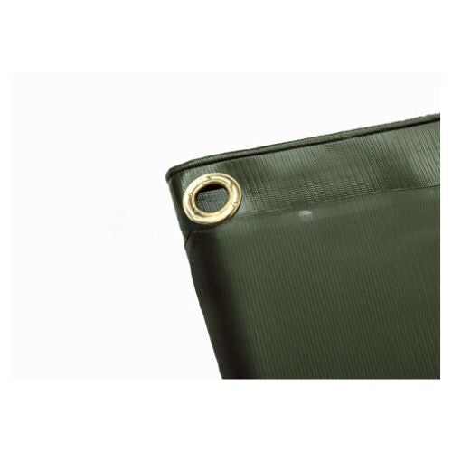 Heavy-Duty Olive Green PVC Single Tarpaulin - 560 GSM