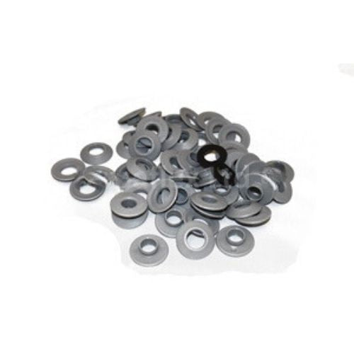 Grey Plastic Eyelets - 50 Pack