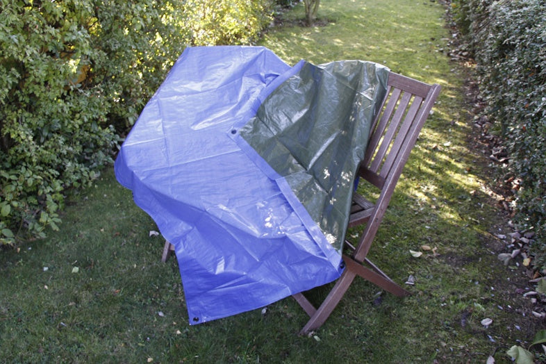 Dark Slate Gray Waterproof Blue/Green Tarpaulin 110gsm