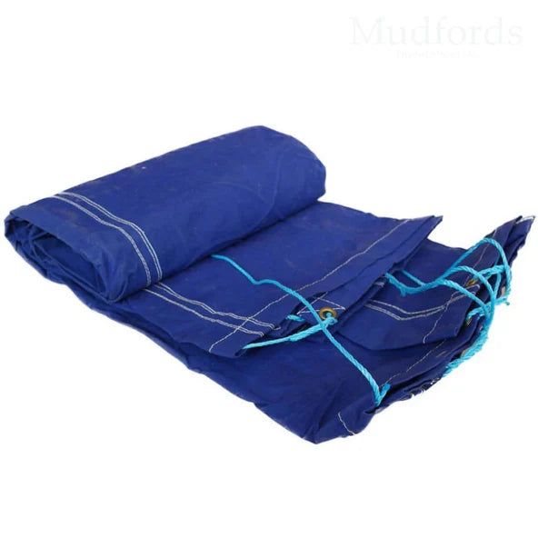 Durable Blue Canvas Tarpaulin Heavy Duty Waterproof Versatile