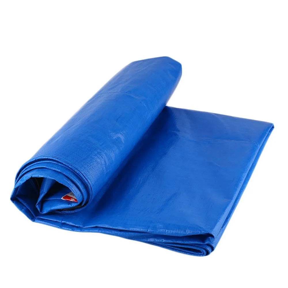 Ultimate Protection: Heavy Duty Waterproof UV Resistant Blue-16Mil Tarpaulin - 265gsm